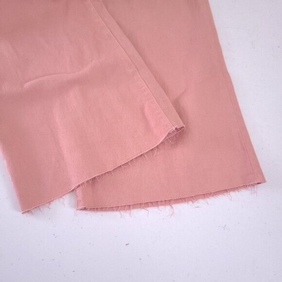 Frank & Eileen Womens Galway Pink Wide Leg Jeans Size 25 Crop - Picture 6 of 11